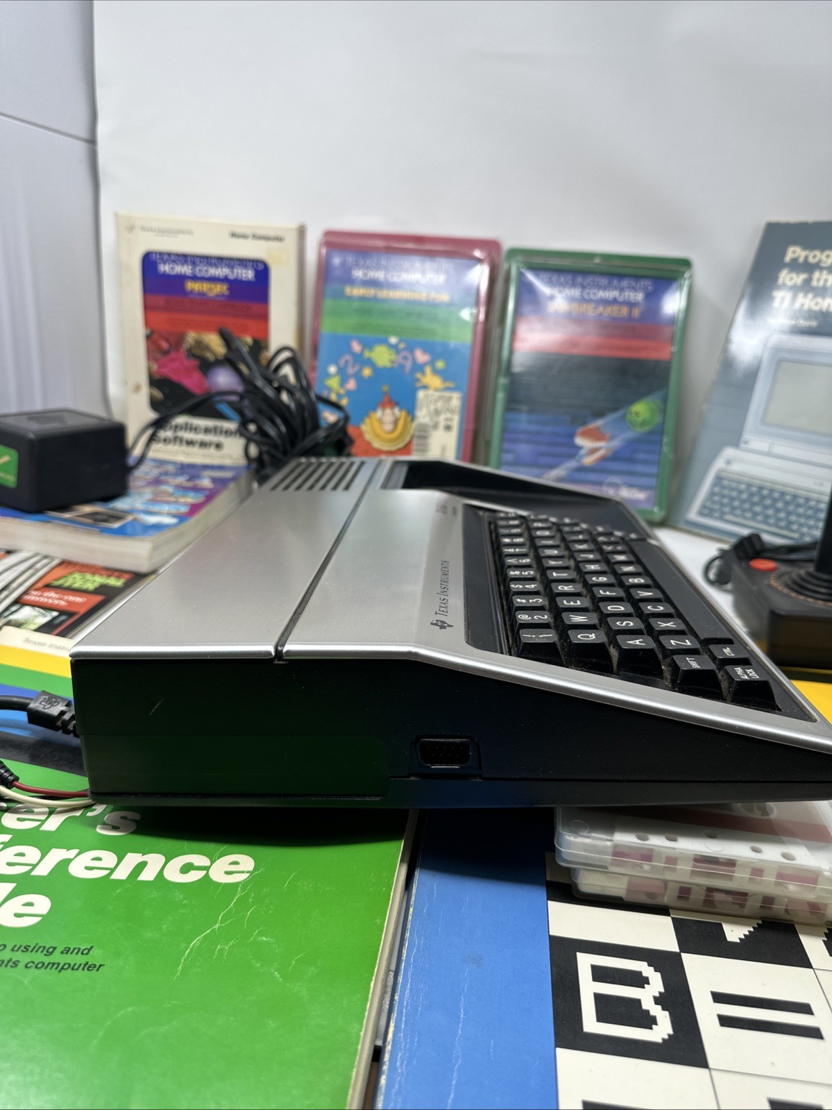 Vintage Texas Instruments TI-99/4A Home Computer + 3 Games, Manuals, + More