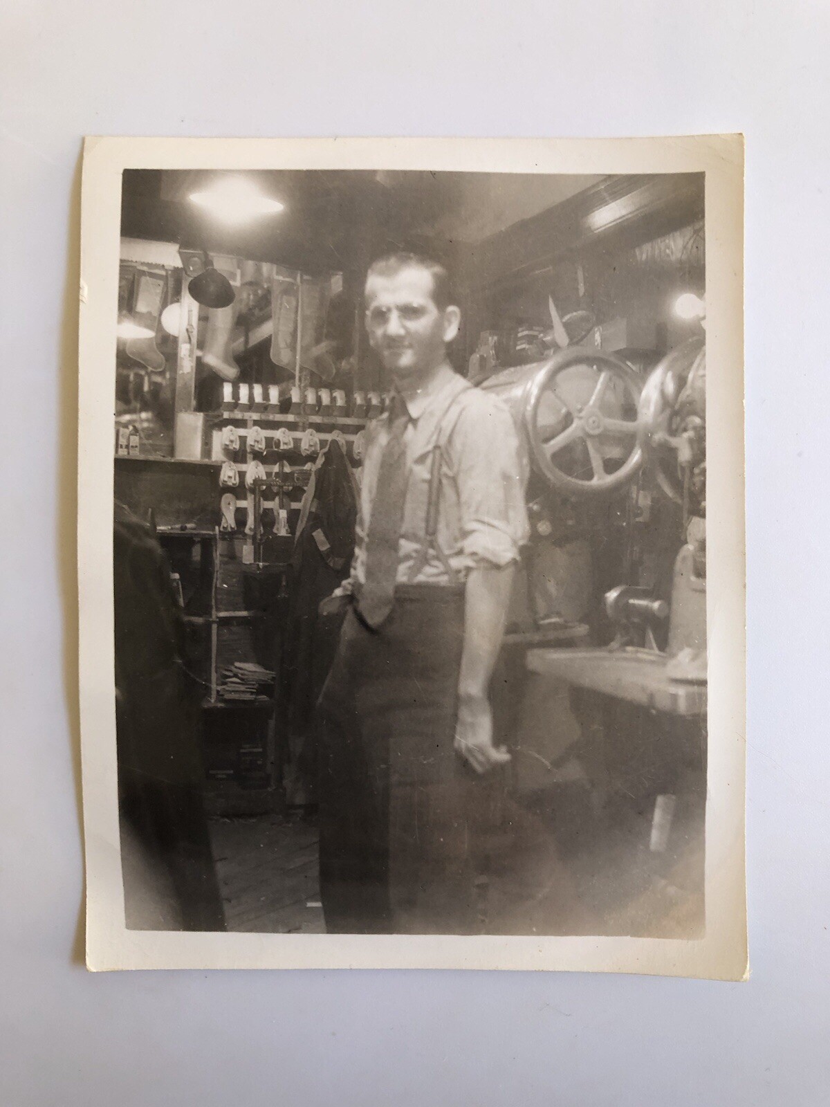 Rare Vintage Neisner Bros Department Store Shoe Repair Wilkes-barre PA Photo