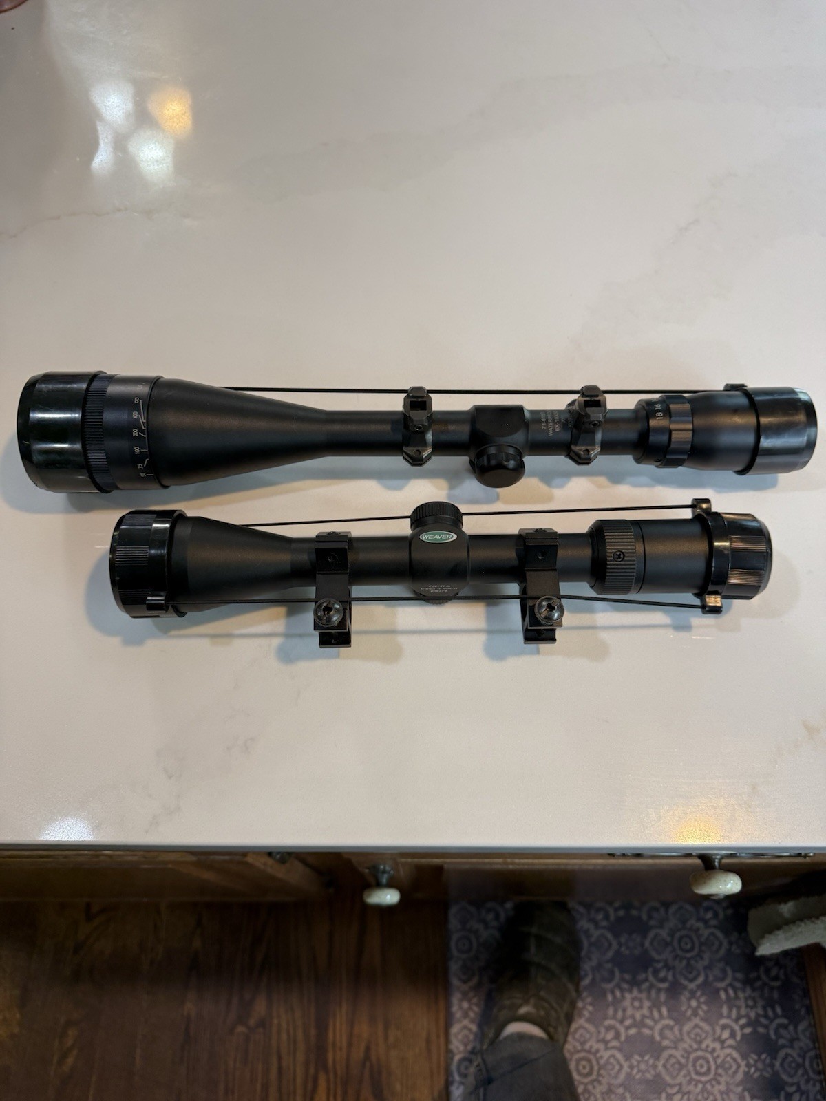 Bushnell Banner Wide Angle And Weaver Scope