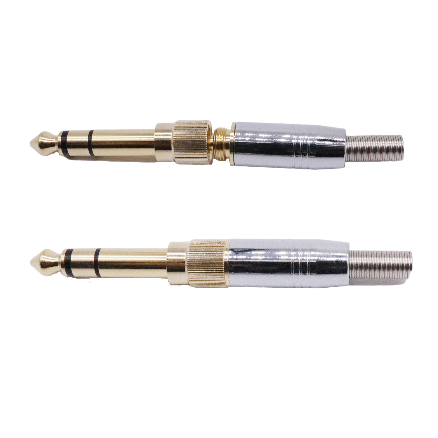 6.35mm Male To 3.5mm Female HiFi Headphone Audio Connector W 3.5mm Screw Adapter