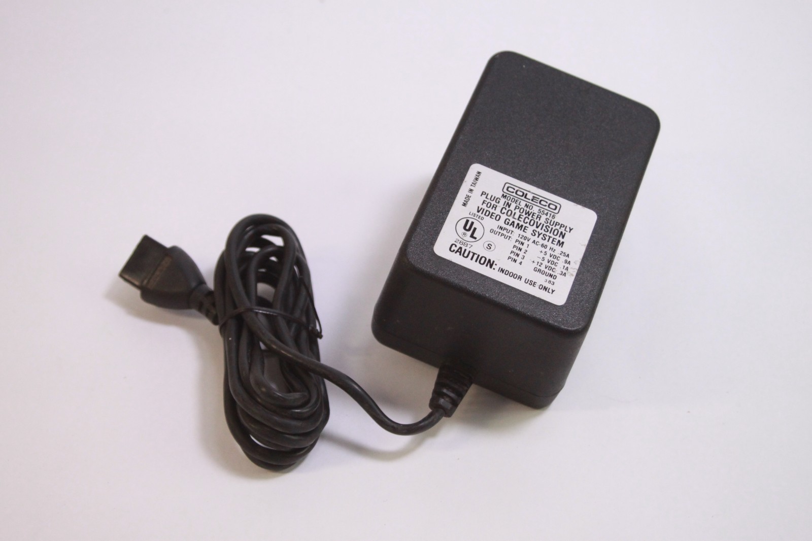 Vintage ColecoVision Power Supply Model 55416 OEM AC Adapter Coleco Video Game