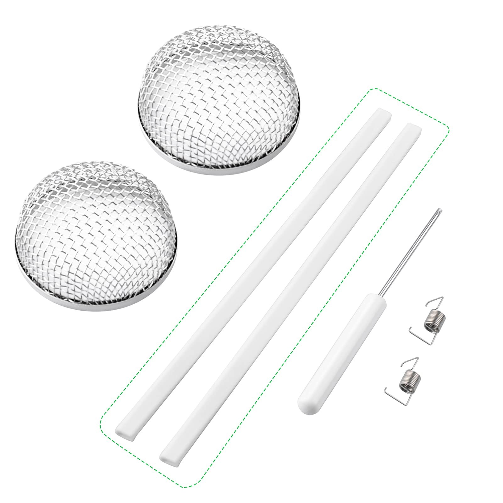 RVGUARD RV Flying Insect Screen, Furnace Vent Cover Bug Screen 2 2 Pack