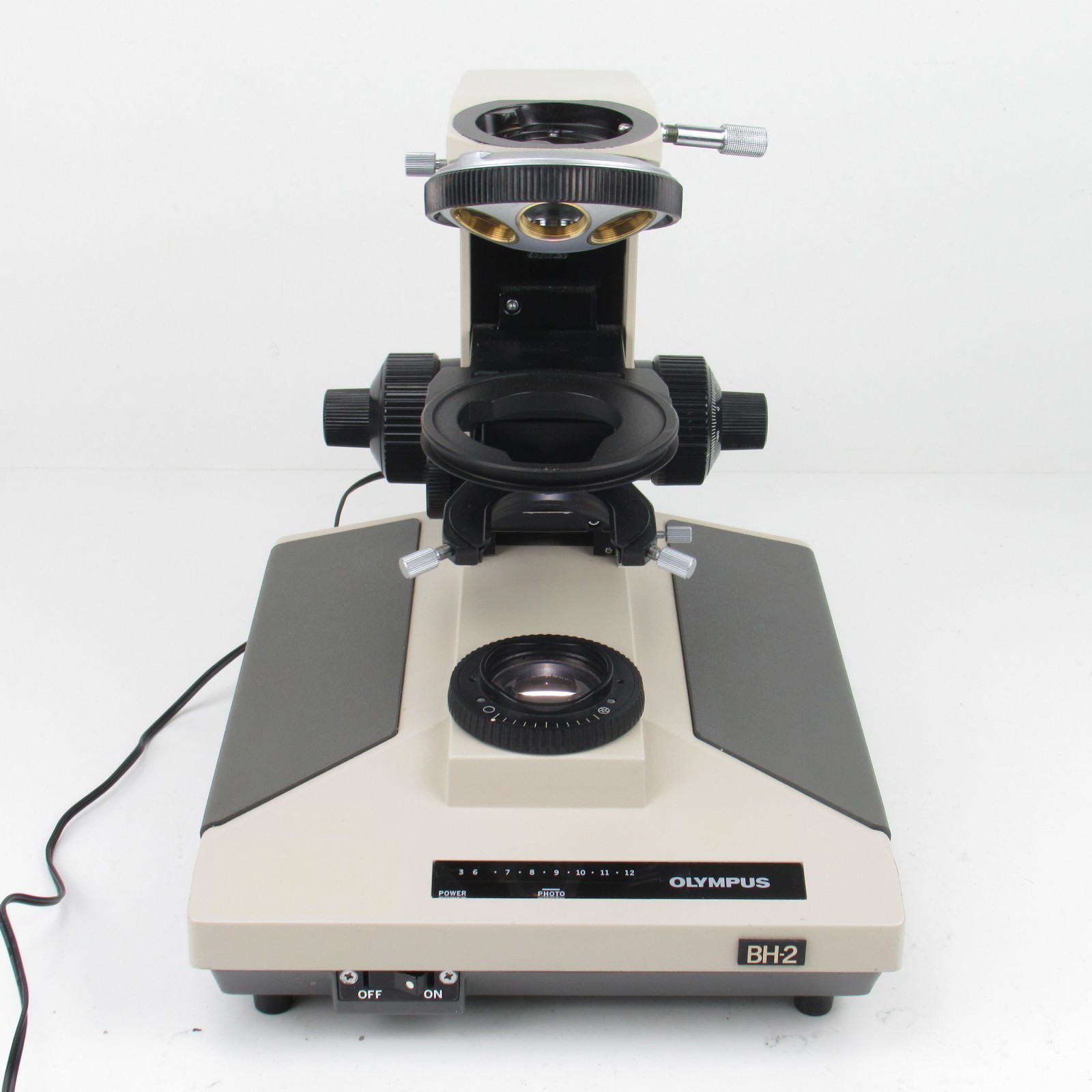 OLYMPUS BH2 BHSP POLARIZING MICROSCOPE BODY/STAND - NANODYNE LED CONVERSION