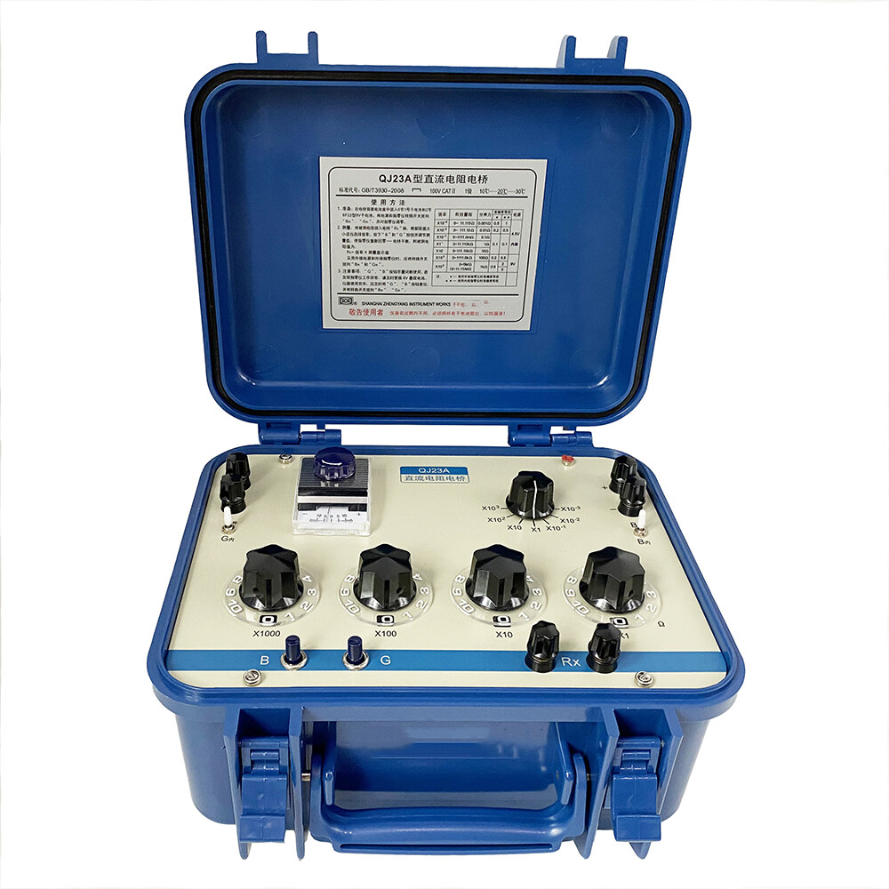 DC Bridge DC Resistance Box Wheatstone Bridges with Measurement Range 0~11.110MΩ