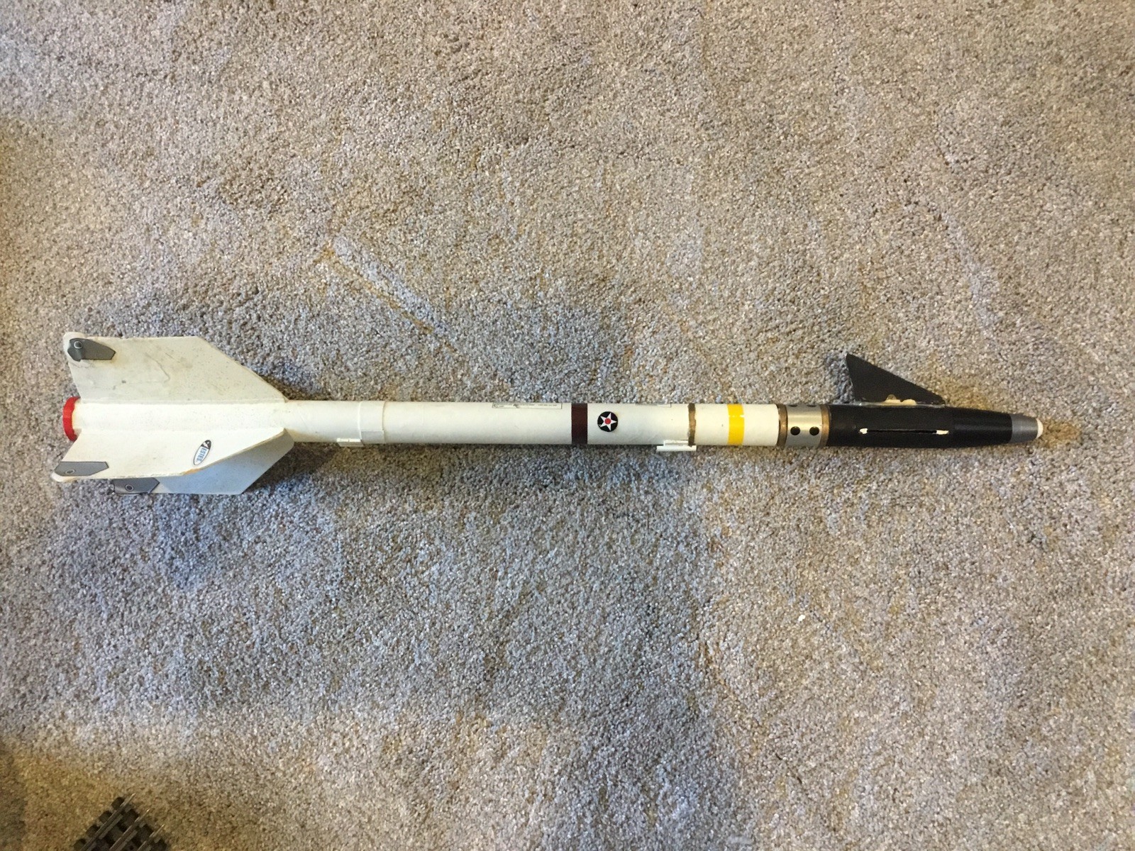 2 Estes Sidewinder Nose Cone Replacement Pre-painted Flying Scale Model Rocket