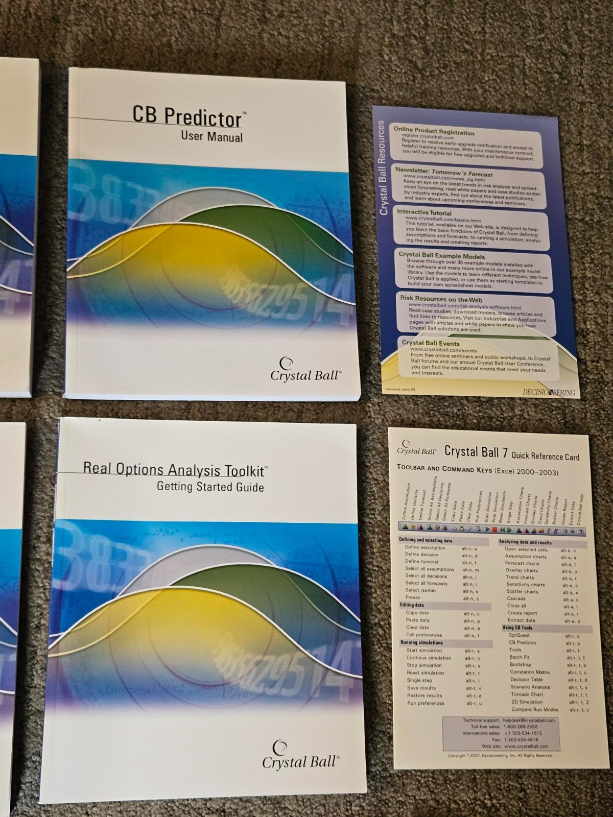 Decisioneering Oracle Crystal Ball 7.3.1 Options Trading Risk Analysis Software