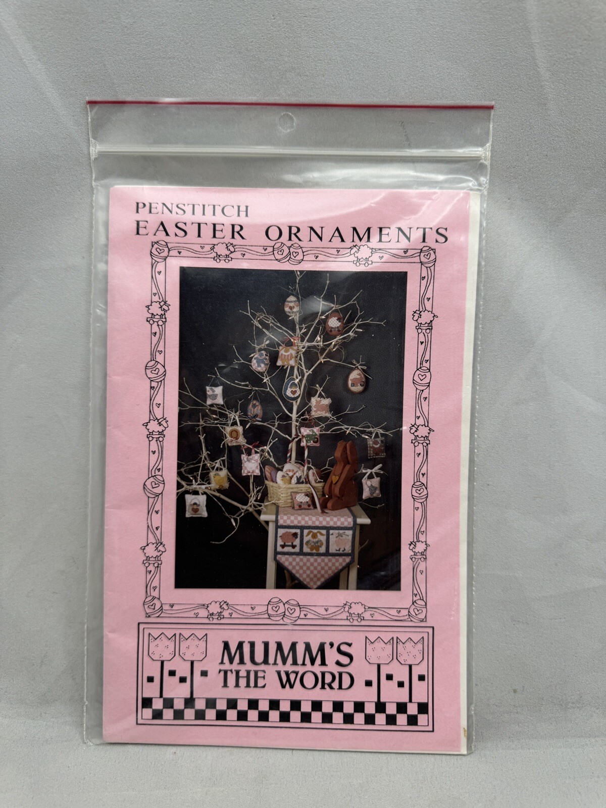 Easter Penstitch Ornaments Mumm's The Word 1989 Pattern Debbie Mumm Applique