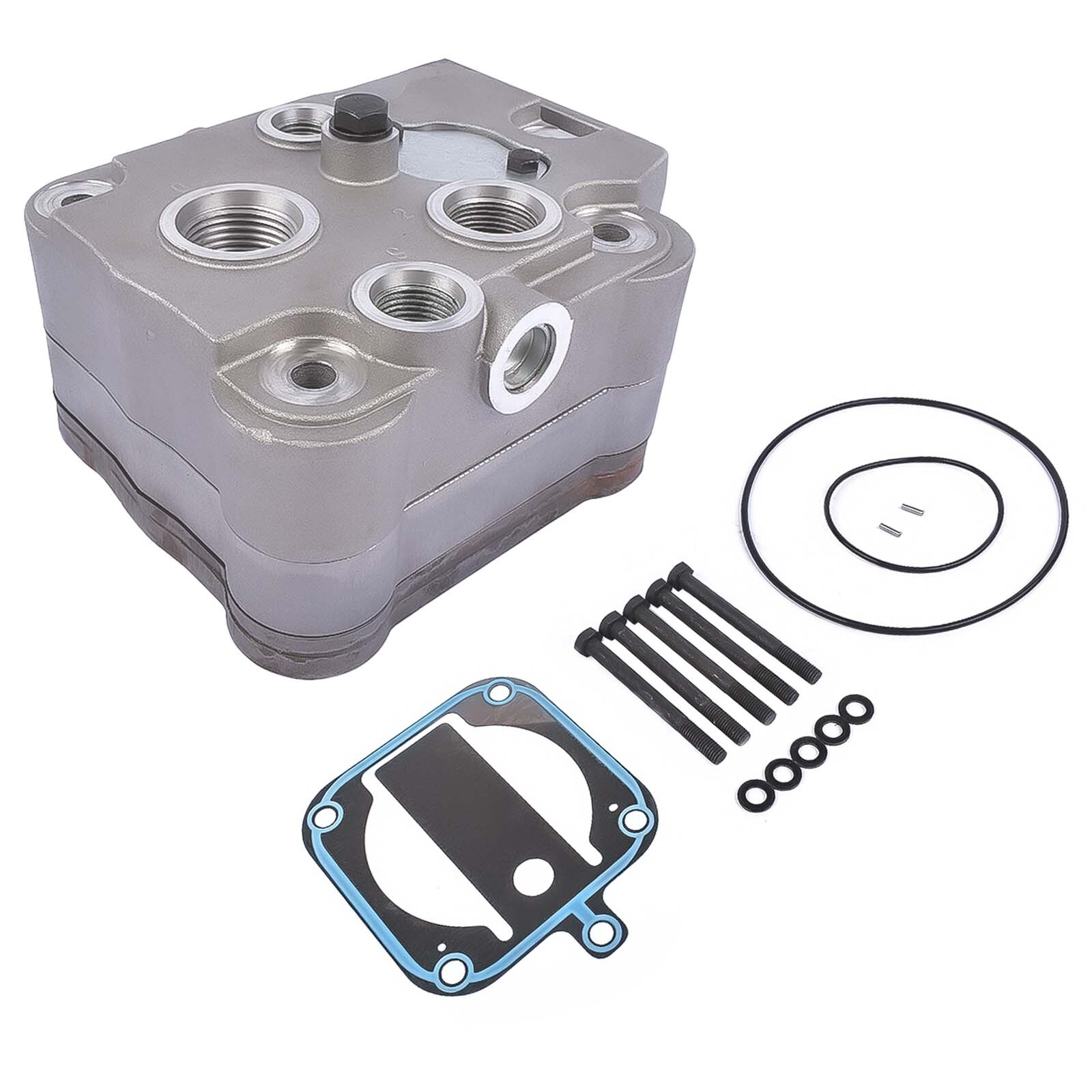 New Air Brake Compressor Cylinder Head Assembly for Detroit Diesel / Navistar