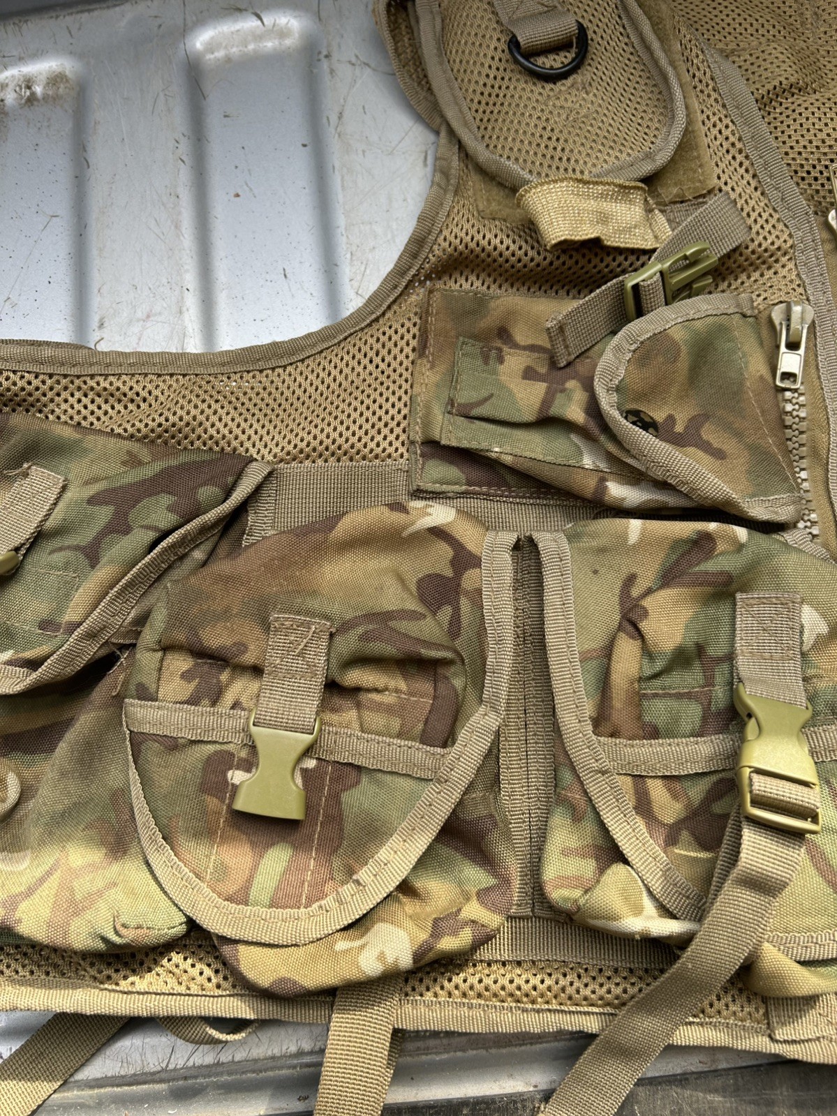 Miltec Tactical Camo Vest With Tons Of Pockets