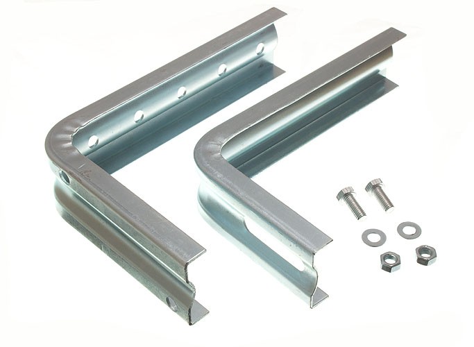 2 X Cooker Stability Bracket Kit Contains 2 Brackets With Fixings - NEW Onestopd