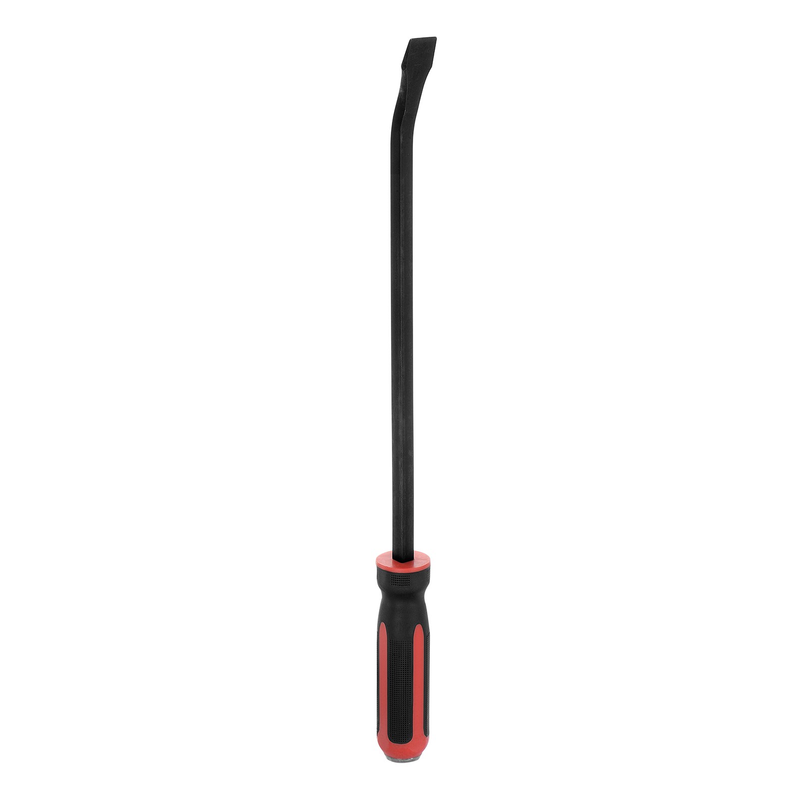 Angled Tip Pry Bar 24 Inch Curved Screwdriver Pry Bar with Strike Cap Handle