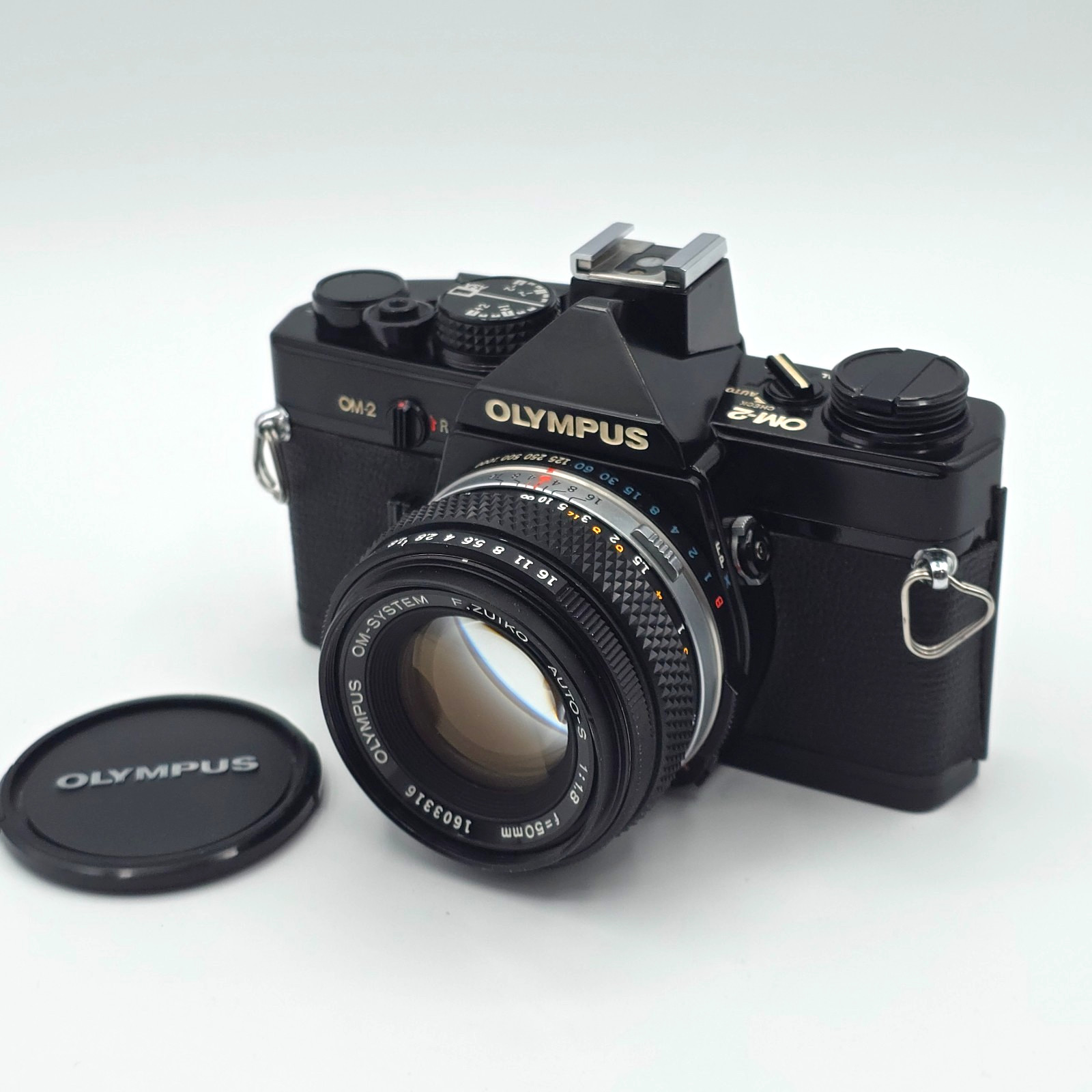 [Excellent+5] Olympus OM-2 SLR Film Camera F.Zuiko Auto-S 50mm F1.8 from Japan