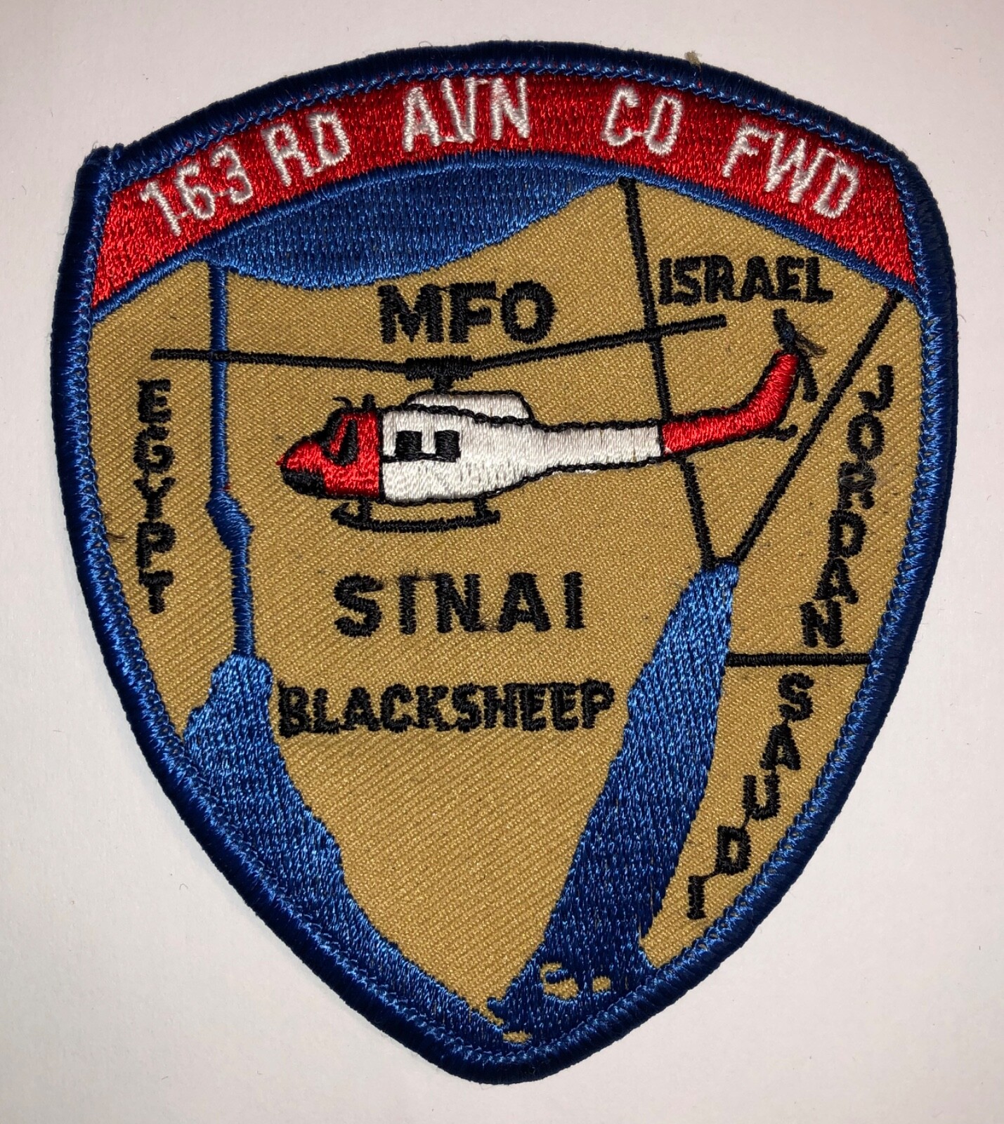 Post Vietnam War US Army 163rd Forward Aviation Company Patch