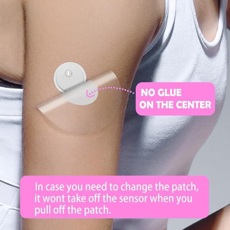 HONYOU 60Pack Freestyle 14 Day Sensor Patch & Libre 3 Sensor Covers Waterproof