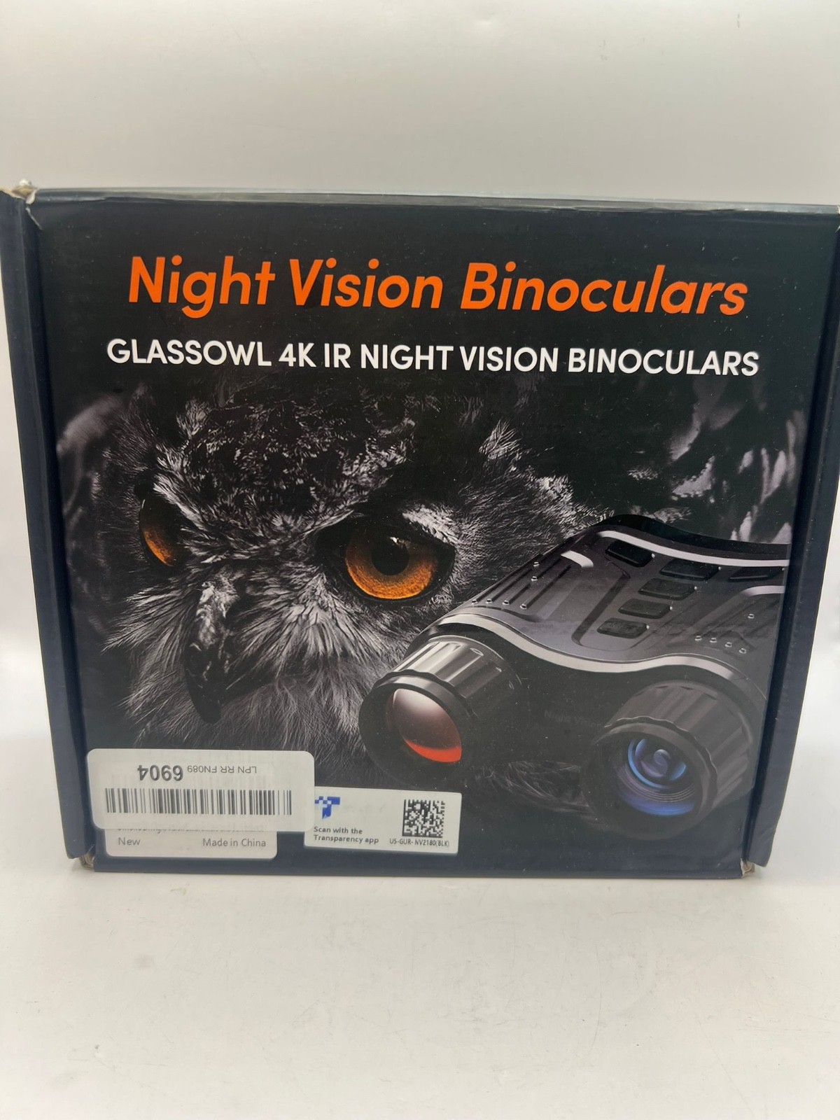 GTHUNDER GlassOwl 4K IR Night Vision Binoculars Black “READ”
