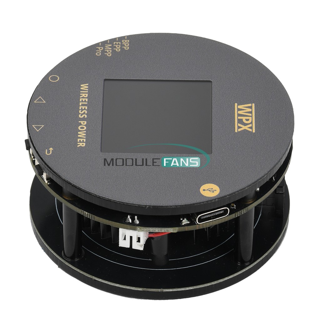 1.54" LCD Magnetic Wireless Charge Fast Charging Tester Volt Current Power Meter