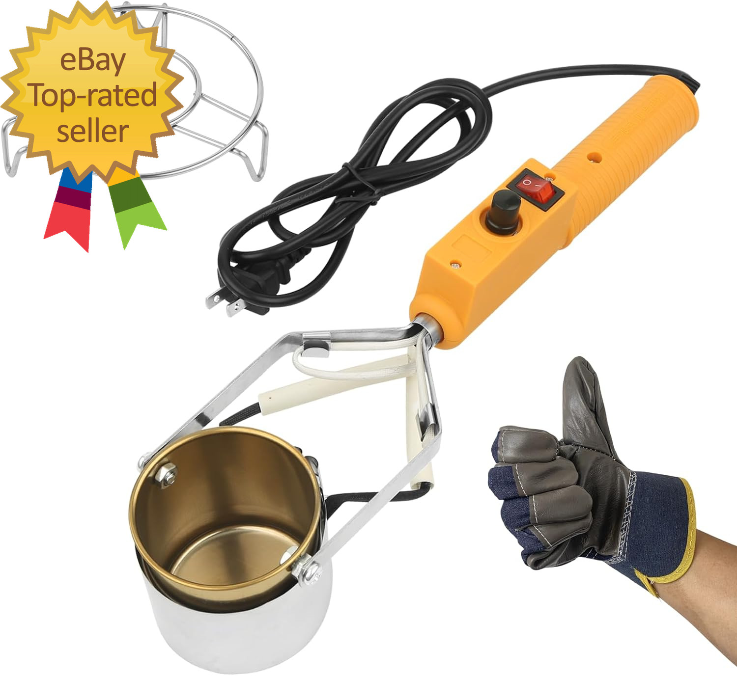 Lead Melting Pot  Lead Melting Pot for Fishing & Bullets Molds Kit  Electric Mel