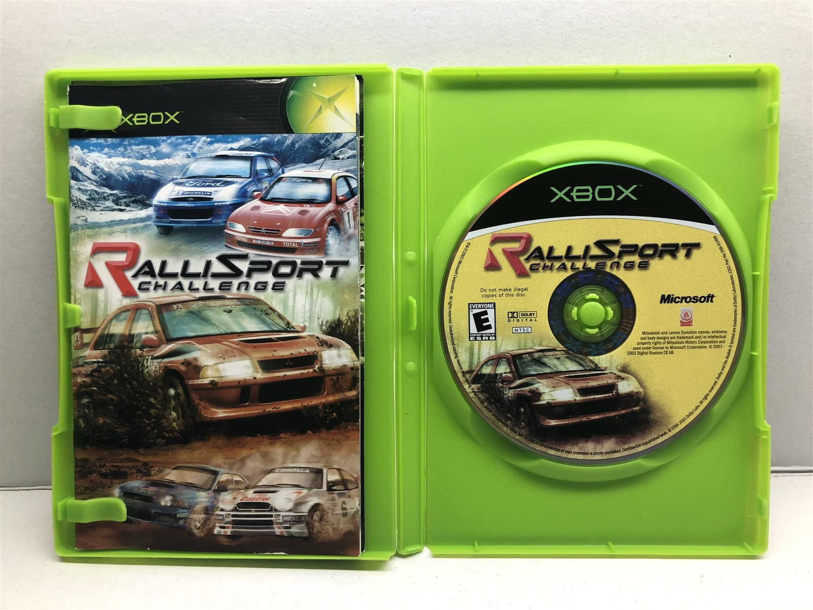 RalliSport Challenge (Microsoft Xbox, 2002) Complete w/ manual - Tested Working