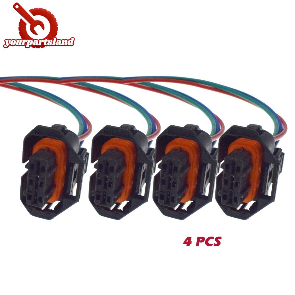 4PC Camshaft Position Sensor Connector 5S1348,PC641 For Benz C300 C350 E350 W211