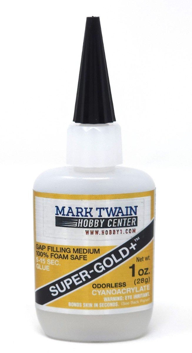 Mark Twain Hobby Super-Gold+ (Medium) Glue 1oz