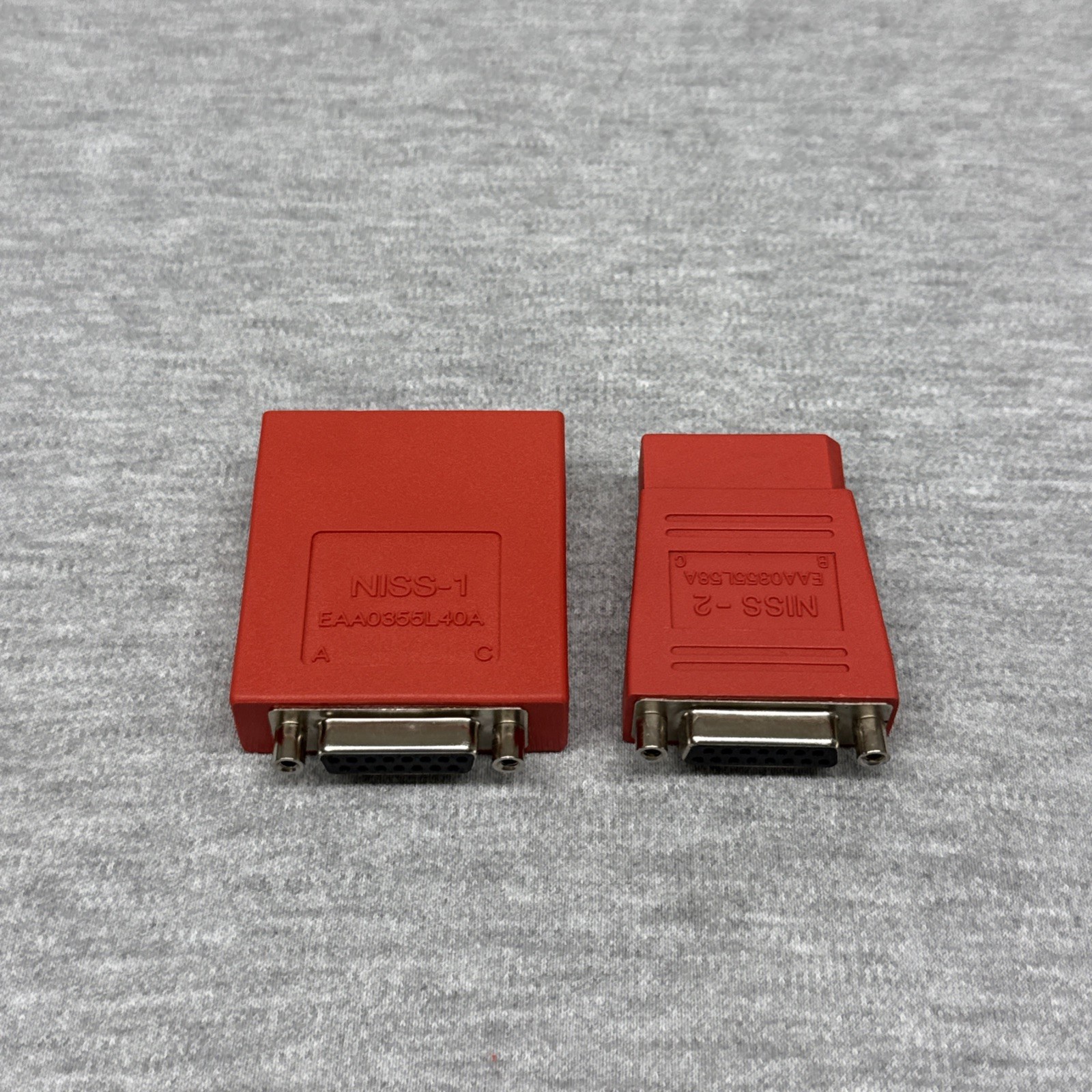Snap On NISS-1 & NISS-2 Adapter Set MT2500 RED EAA0355L58A & EAA0355L40A