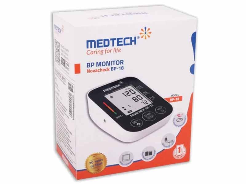 Medtech Blood Pressure Monitor (BP18) LCD Digital Display