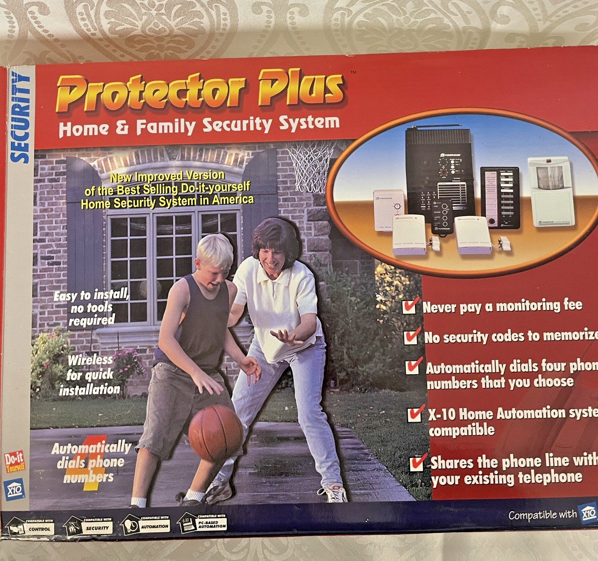 Protector Plus Home & Family Security System Model DS7000, New Open Box.
