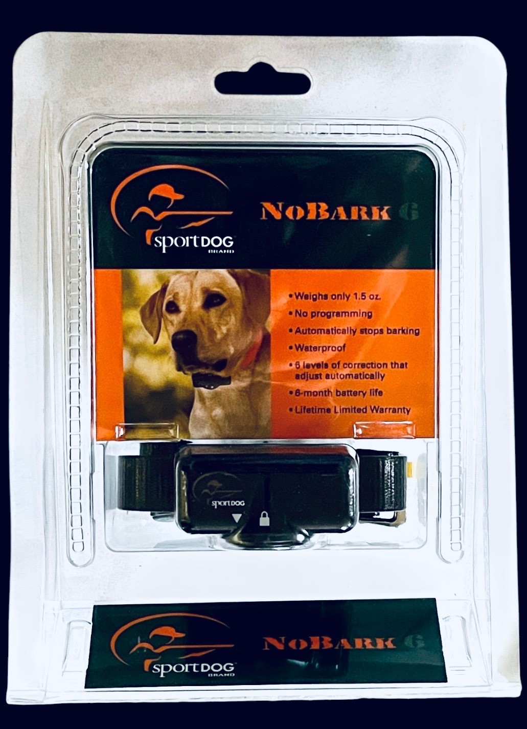 SPORTDOG NO BARK ~ SB-103OM ~ BARK CONTROL COLLAR ~ NEW SEALED
