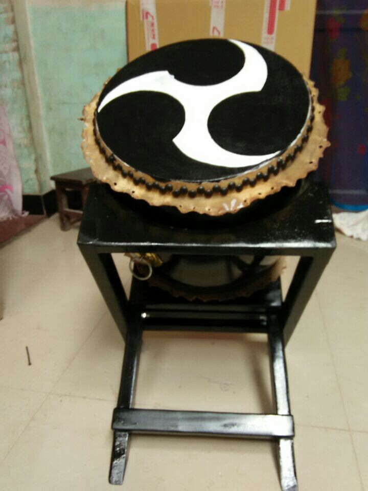 Buddhist Temple Sacred Ritual Drum, Ghost Taigu, Japanese Drum