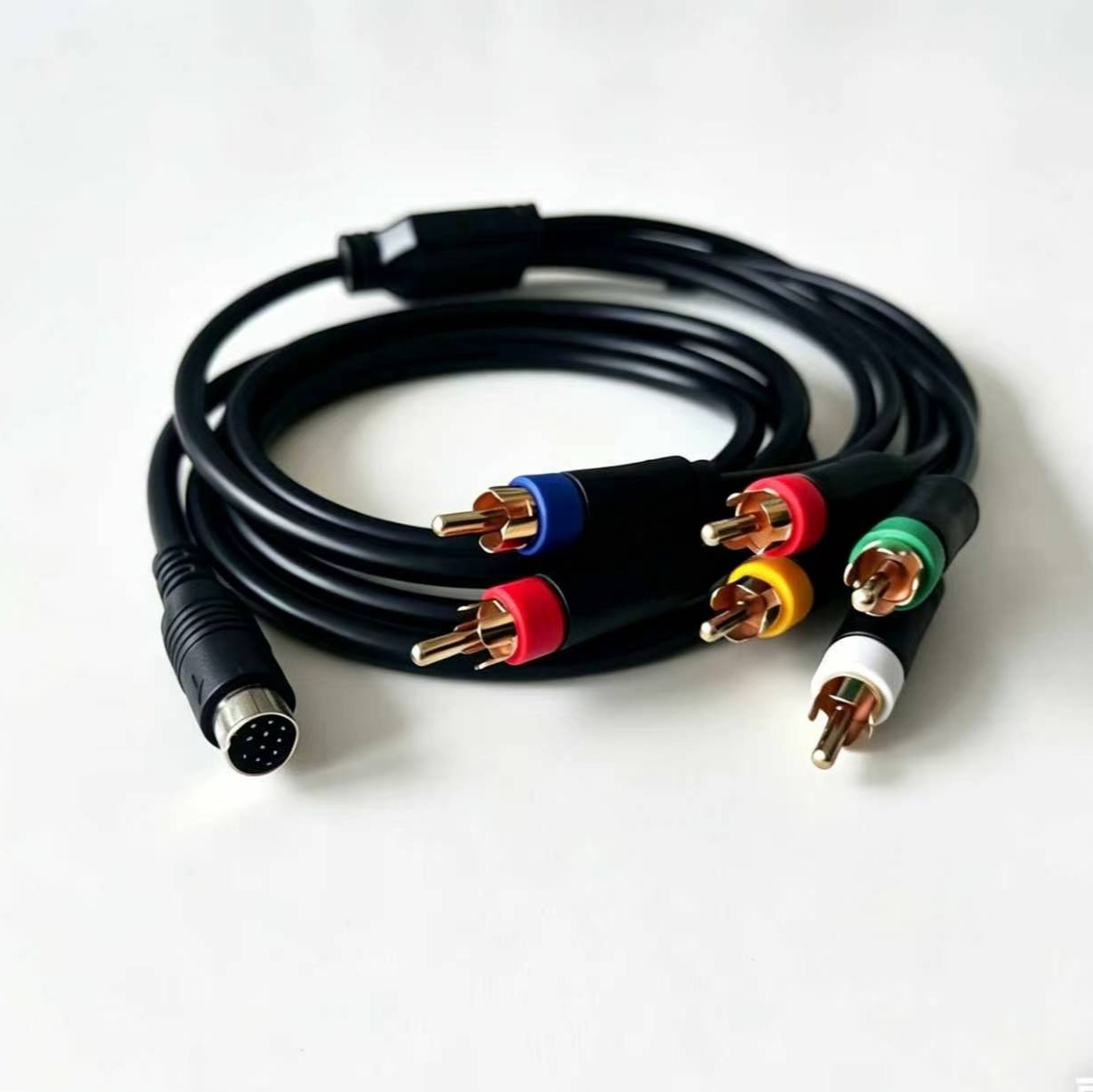 RGBS Component AV Cable For Sega Saturn Mega Drive Genesis 1 Retro Game Console