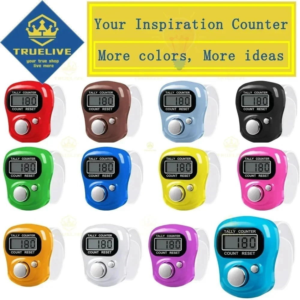 1/3PCS Mini Digital Finger Counter Ring Hand Tally Clicker