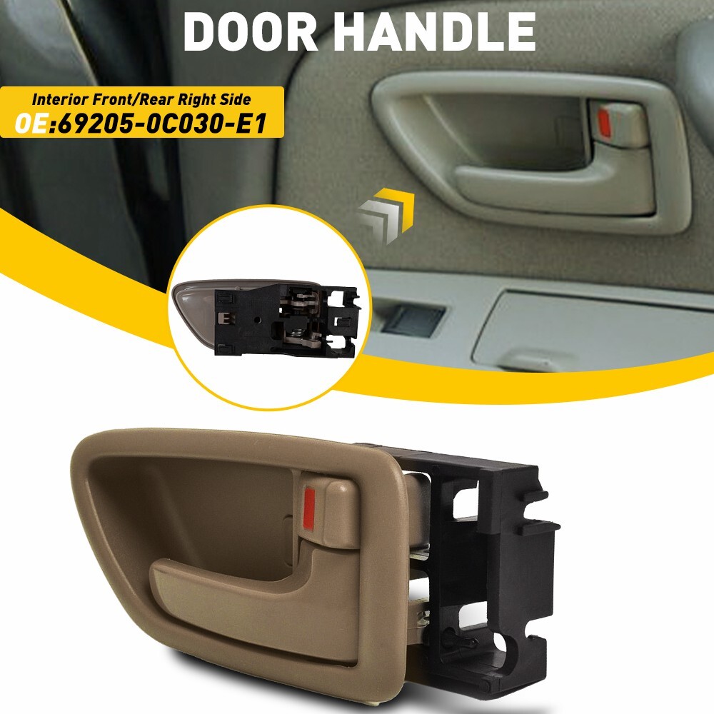 for 01-07 Toyota Sequoia Inside Door Handle Trim Beige Tan Passenger Right Side