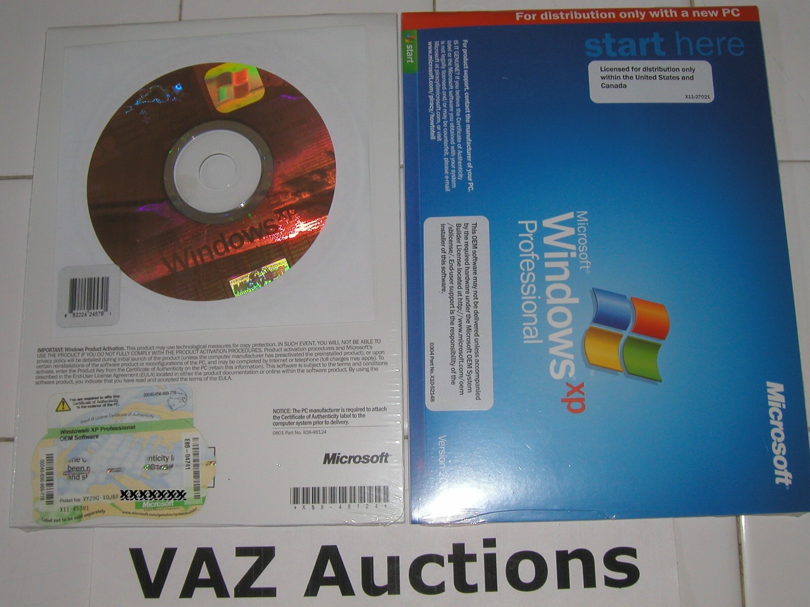 Brand MICROSOFT WINDOWS XP PROFESSIONAL FULL VERSION wSP1 SP3 MS WIN P G2U