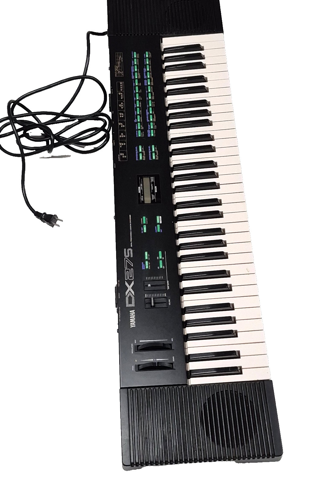 Yamaha DX27S FM Digital Programable Algorithm 61 Key Synthesizer Vtg 80's Japan