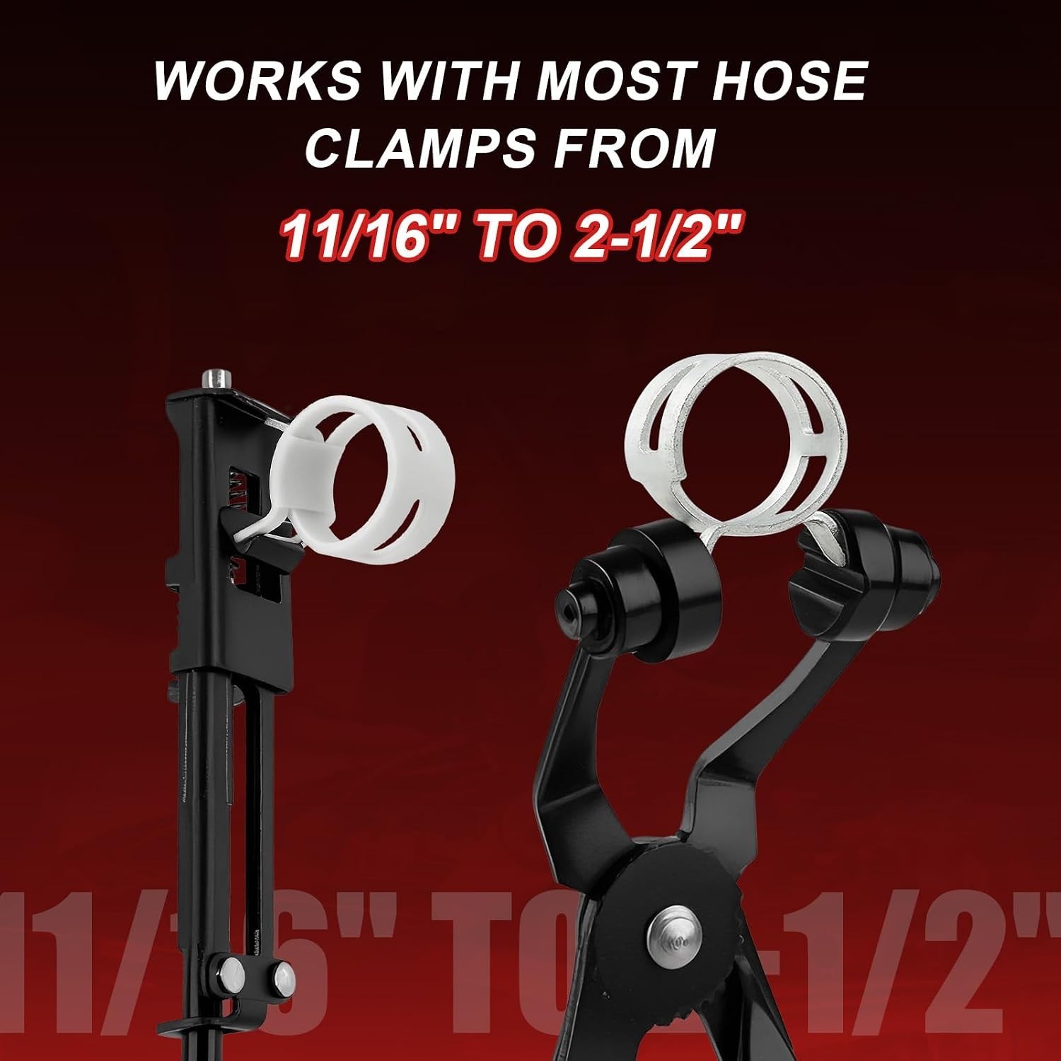 Versatile 16-Piece Hose Clamp Tool Set with Long & Flexible Wire Design