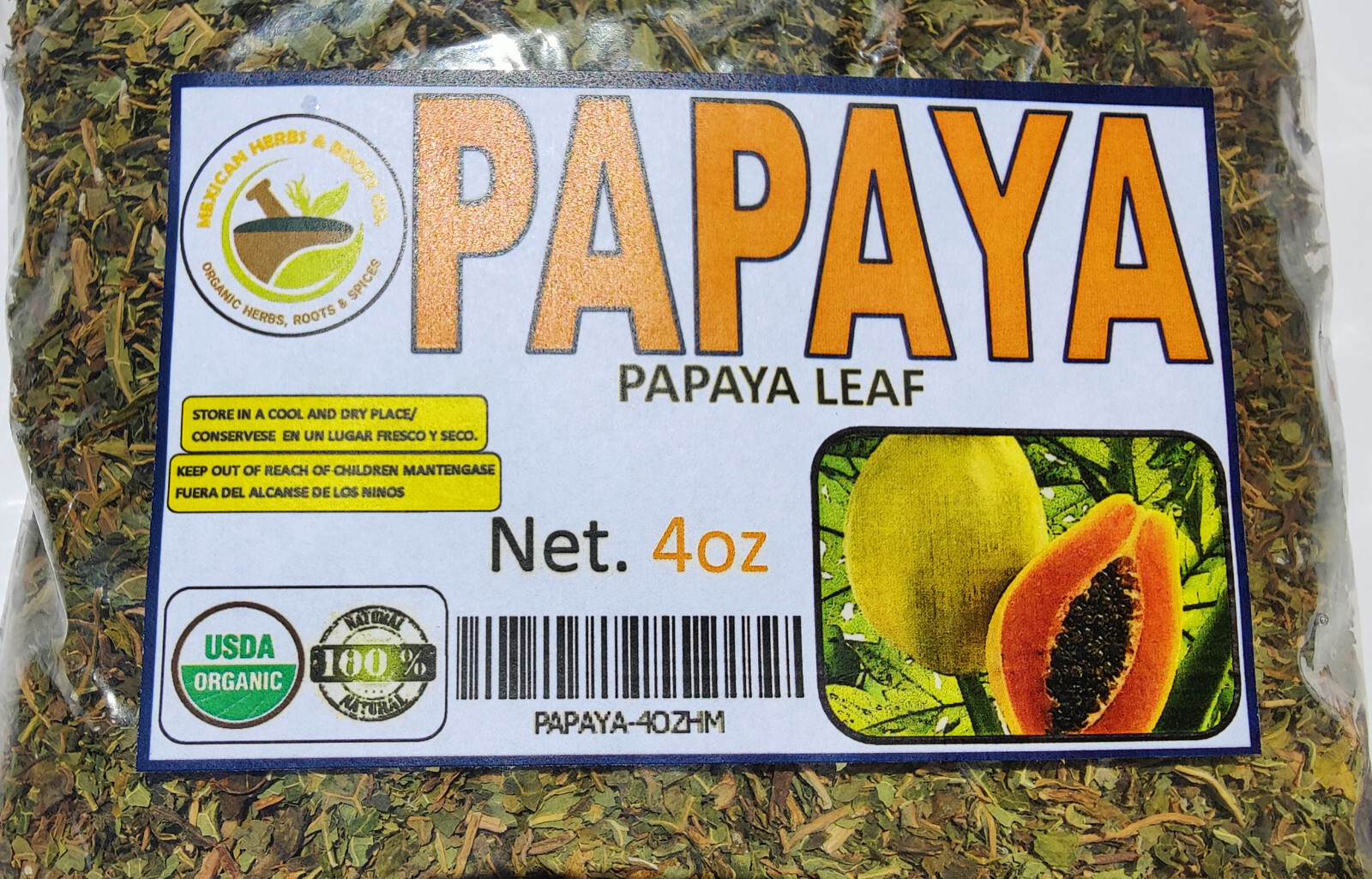 4oz Hojas de papaya, papaya leaves, papaya leaf,te/tea hoja de papaya Natural
