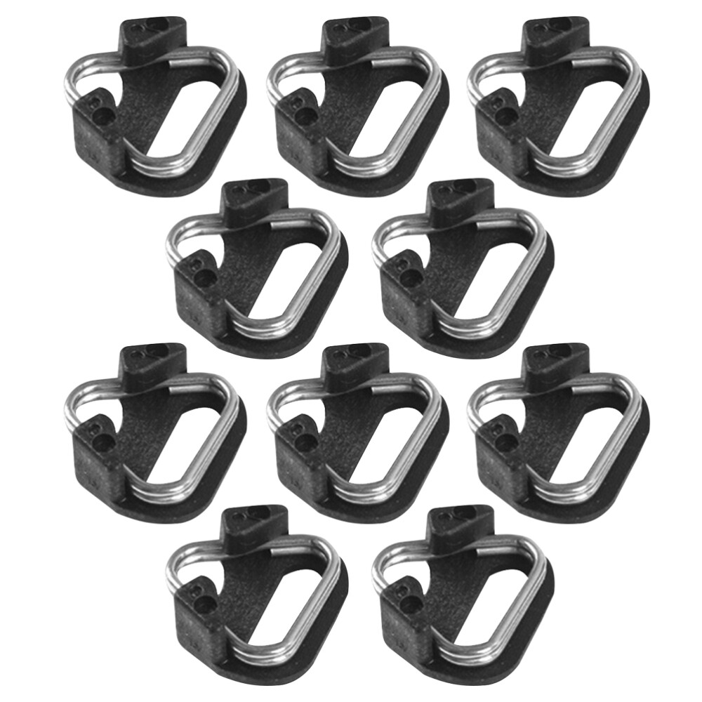 10 Pcs Camera Clip Strap Accessories Triangle Rings Connector Loop Mini