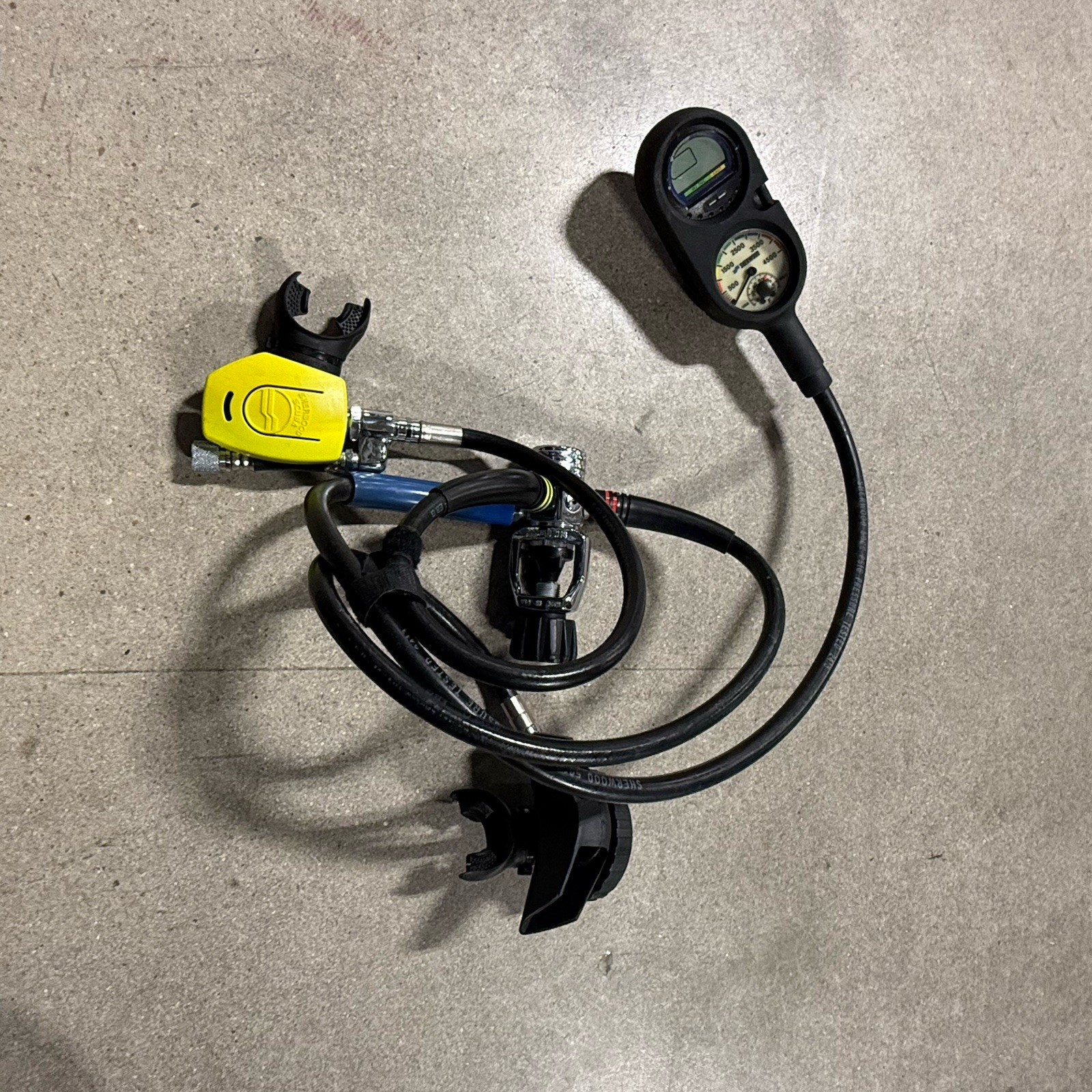 Sherwood Magnum II Regulator Set With Sherwood Encore Computer Octopus Untested