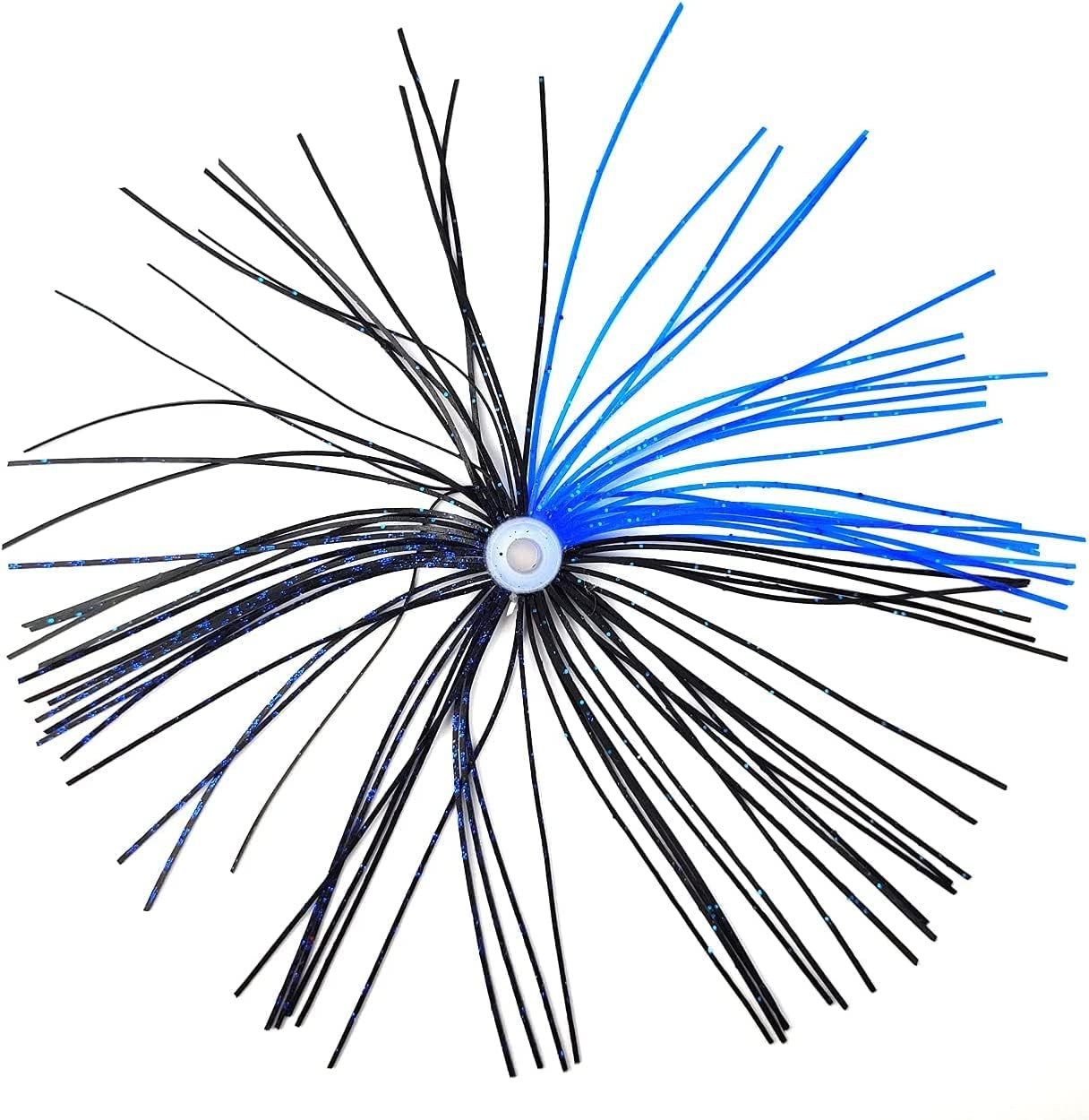 Fishing Silicone Skirts 12pcs Replacement for Spinnerbaits Buzzbaits Jigs