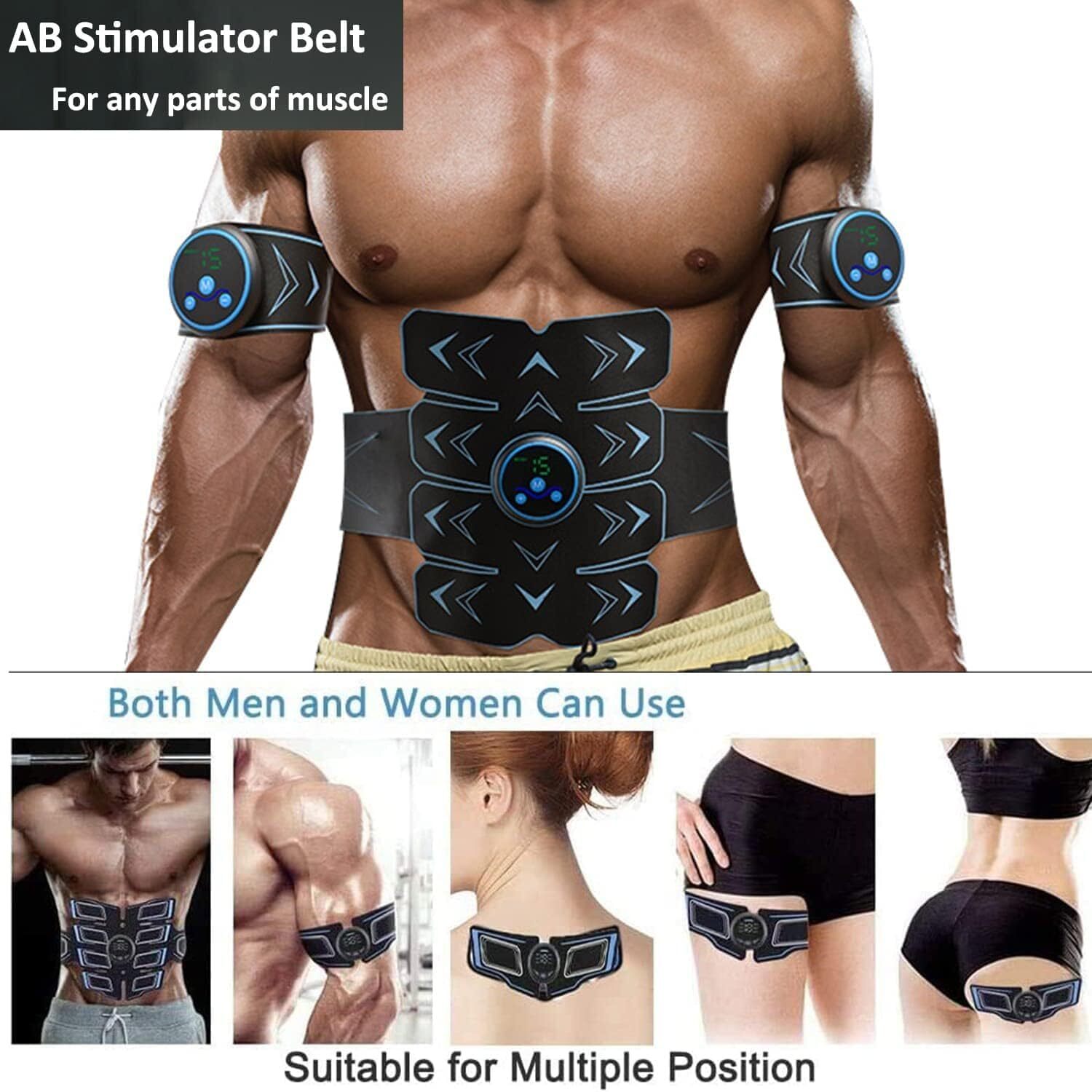 Fitness Belt Abs Stimulator Muscle Toner Ab Machine Training Workout Equipment