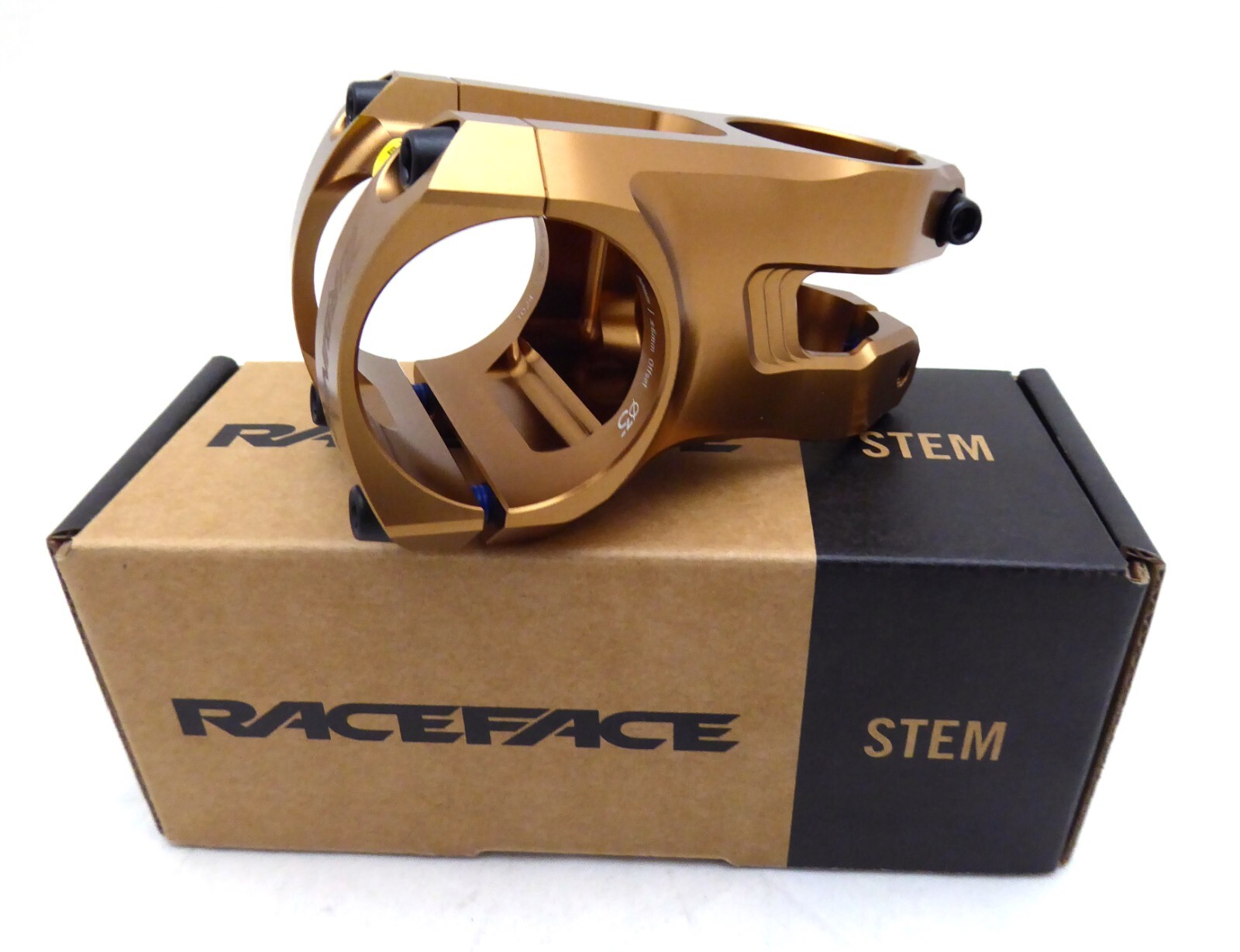 Race Face Turbine-SL Stem, (35.0) 0/6mm x 40mm, Kash Money Gold