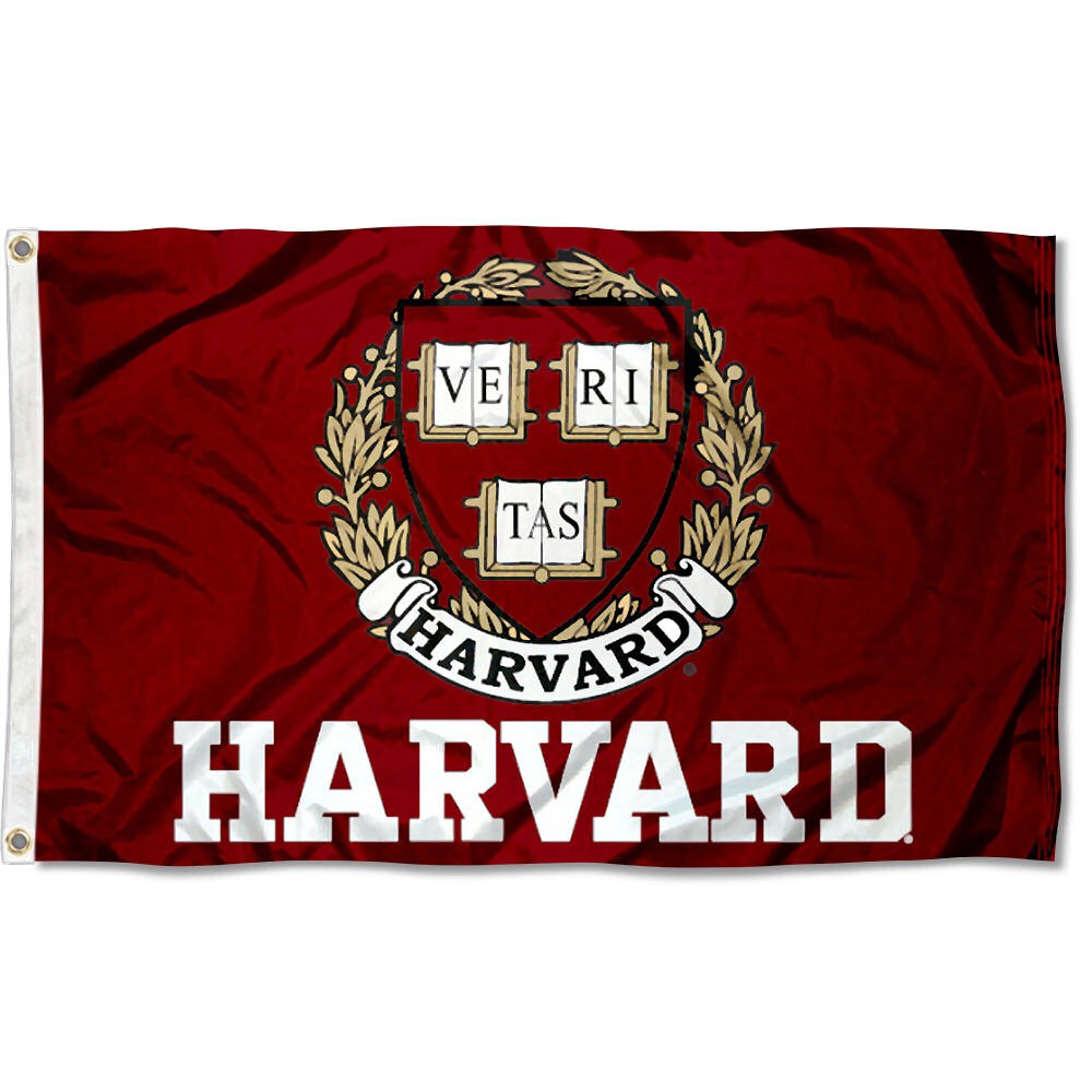 Harvard University Crimson Flag  Large 3x5
