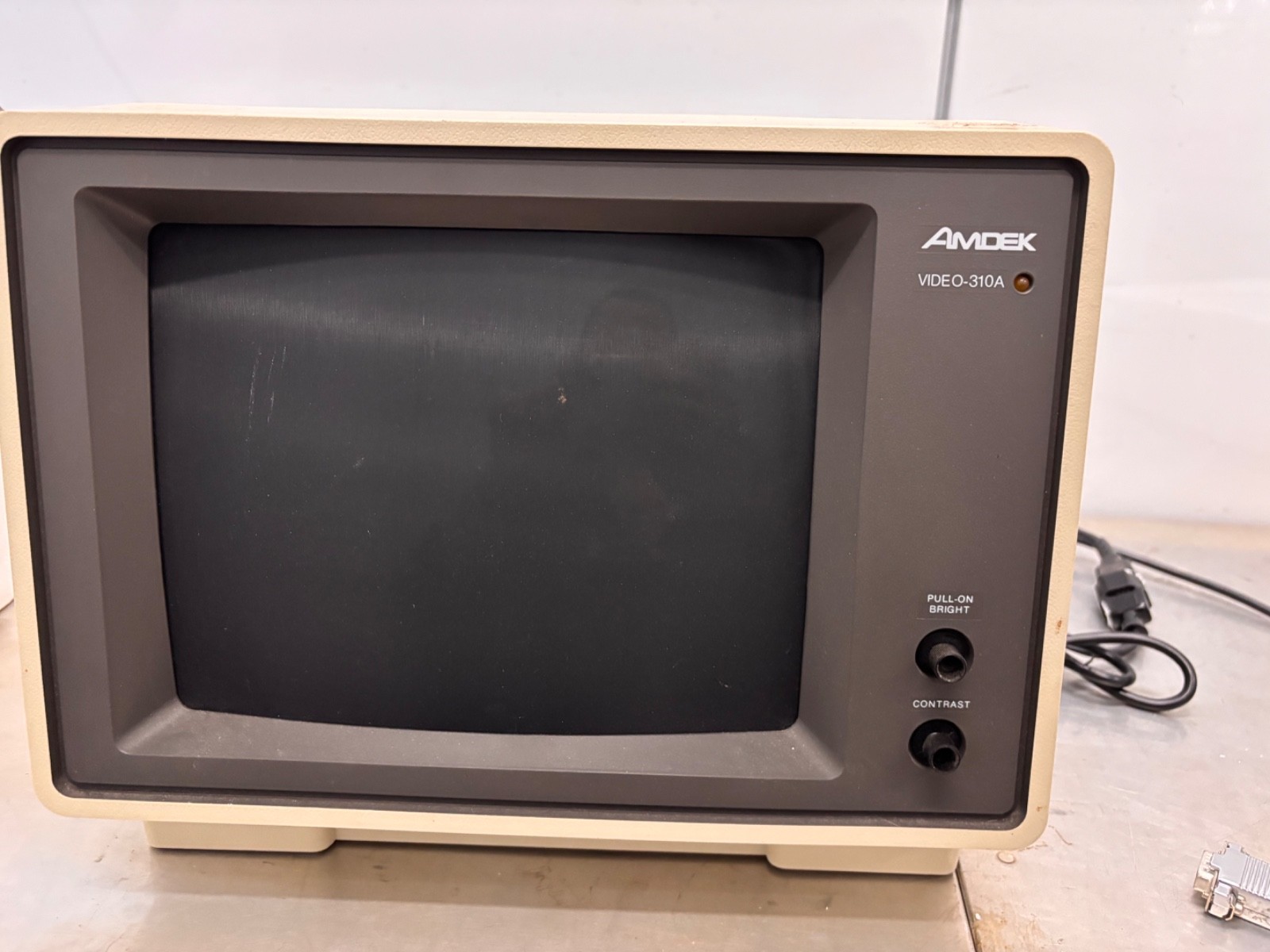 Vintage  Amdek 310A 12" Monochrome  Computer Display in original box.