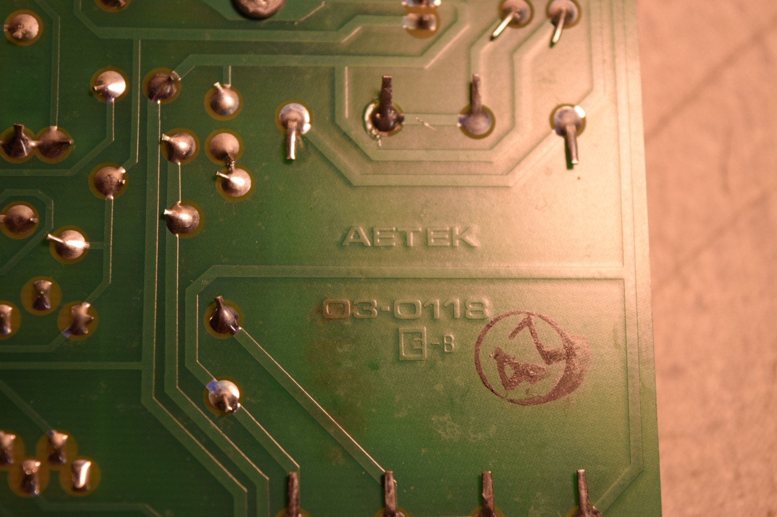 AETEK 03-0118 Circuit Board