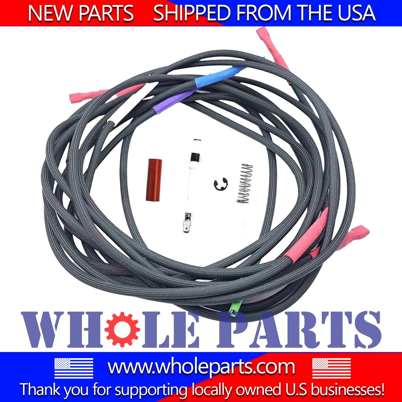 New 814883 Range Oven Top Burner Electrode Kit (Ignitor and 5 wires) for Wolf