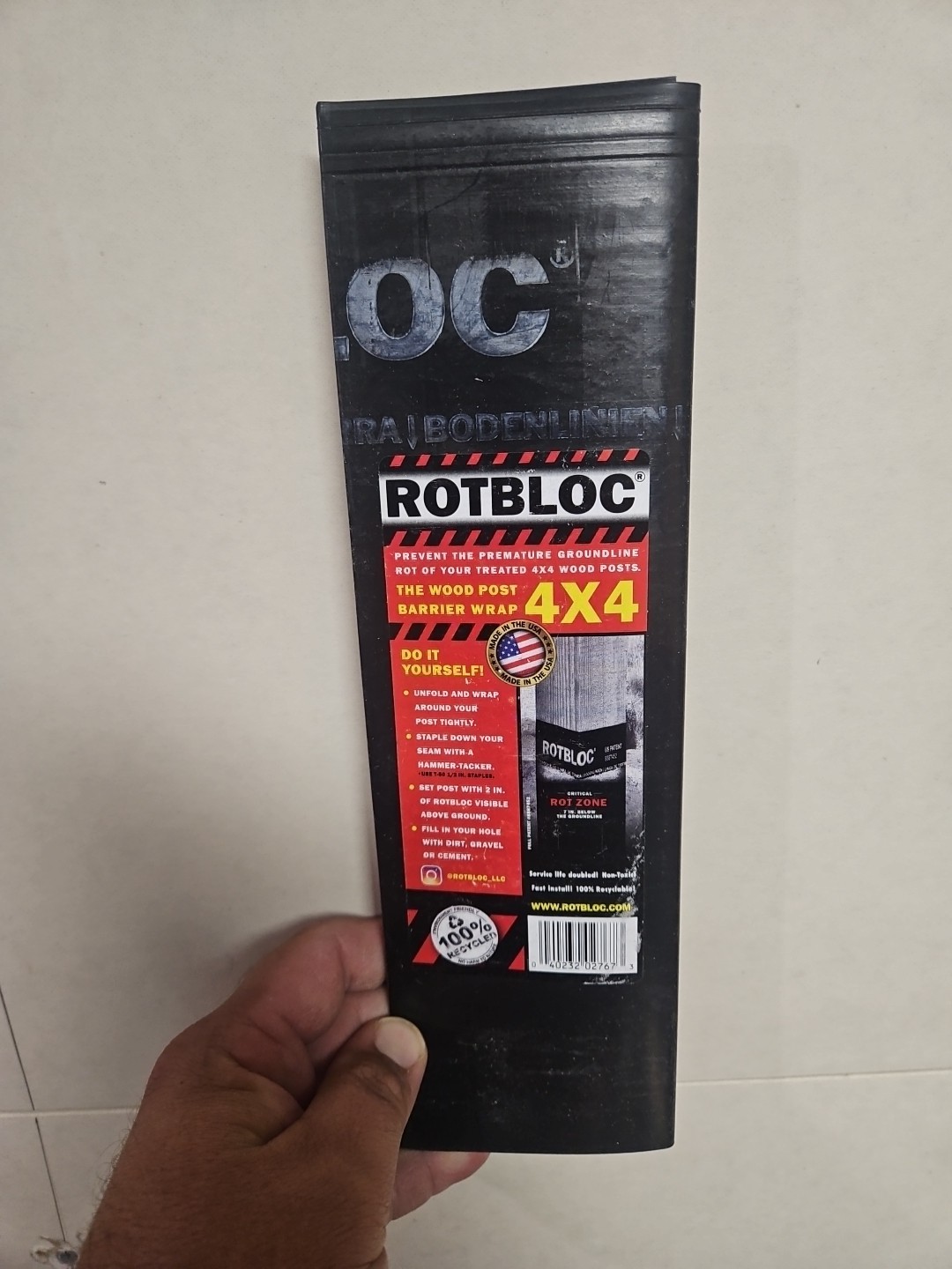 10 Pcs Rotbloc 4x4 Pre-Molded Post Wraps - Protects Against Rot