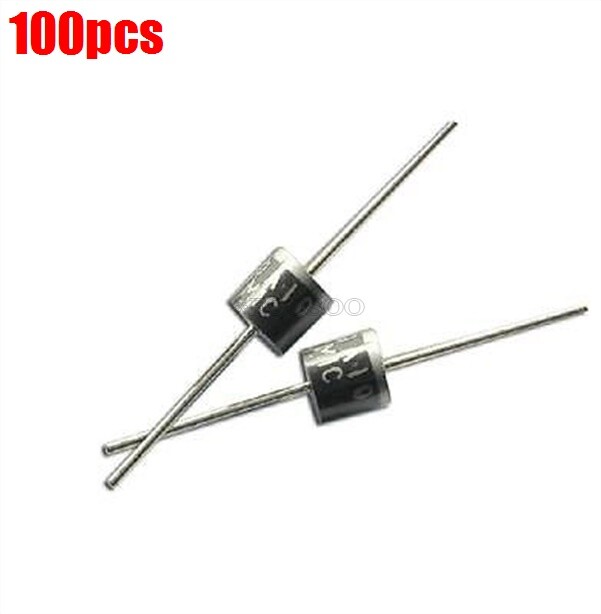 100Pcs 10A10 R-6 10A 1000 Volts Silicon Rectifier 1Kv Diode be