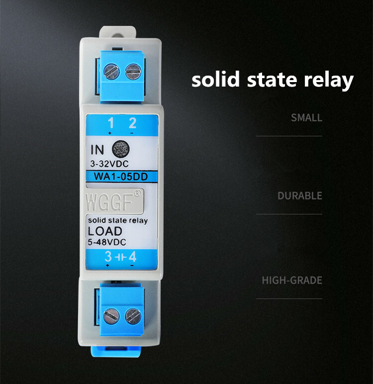 Rail plug-in type pnp small relay DC WA1-05DD 3-32VDC/5-48VDC