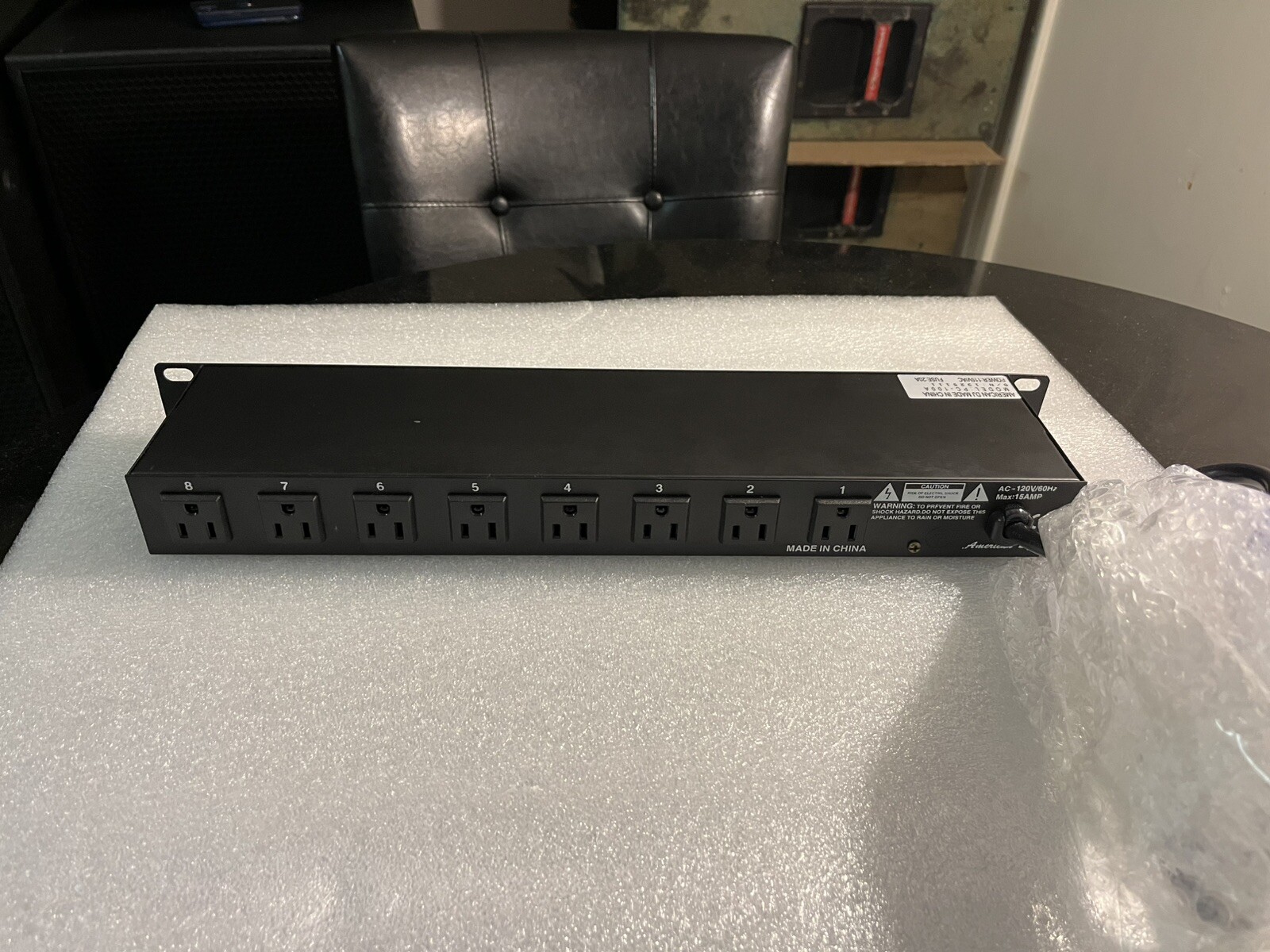 American DJ Professional Power Strip Model Pc 100A