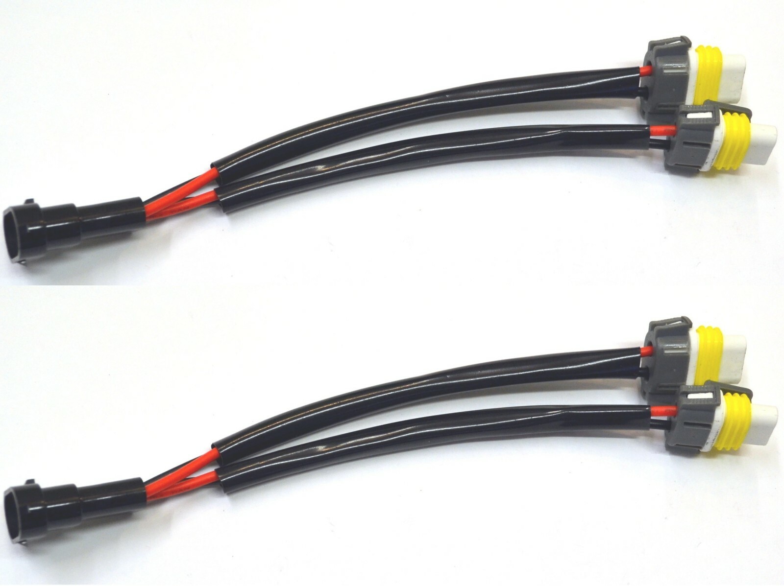 Splitter Wire Ceramic C 880 H27 Two Harness Fog Light Socket Plug Connector Lamp